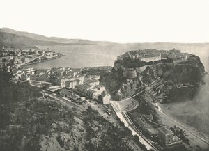 Fugleperspektiv, Monte Carlo, Monaco, 1895. af Unbekannt