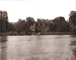 Bisham Abbey, over Marlow, Berkshire, 1894. af Unbekannt