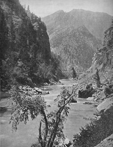 Black Canyon of the Gunnison, Col., c1897. af Unbekannt
