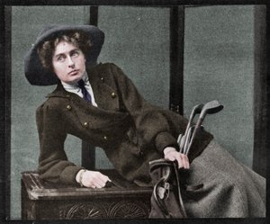 Sort kasket, c1910 af Unbekannt