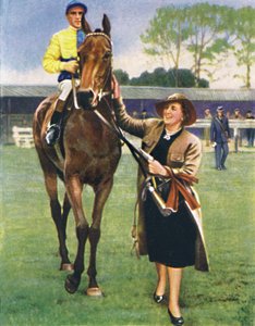 Black Speck, Jockey: A. Richardson, 1939 af Unbekannt