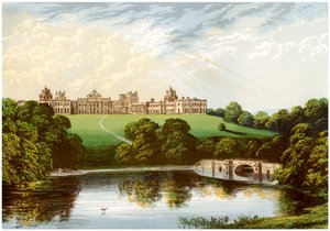 Blenheim Palace, Oxfordshire, hjemsted for hertugen af Marlborough, c1880 af Unbekannt