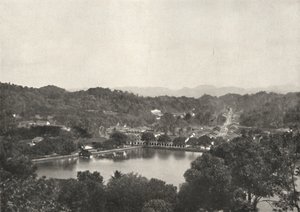 Udsigt over Kandy-søen fra Greory Road til NNW, 1926 af Unbekannt