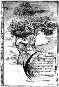 Blæs, blæs, du vintervind, 1895 af Unbekannt