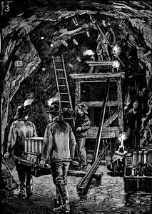 Sprænge Flood Rock i luften, 1885 af Unbekannt