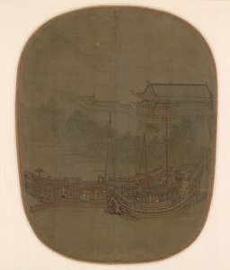 Både ved anker, 1150 - 1200. af Unbekannt