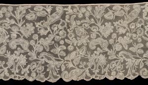 Spole blonde volang, 1700-tallet. af Unbekannt