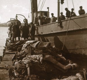 Lig af tyfusofre, Korfu, Grækenland, c1915 af Unbekannt