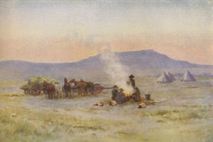 Boer Camp on the Veldt, 1924 af Unbekannt