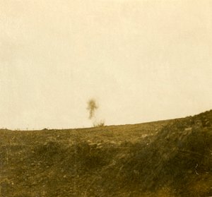 Bombe eksploderer, c1914-c1918 af Unbekannt
