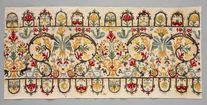Border Strip of a Skirt, 1600-1700-tallet. af Unbekannt