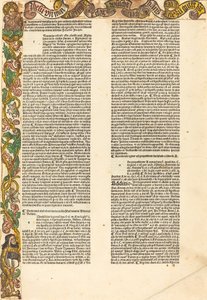 Border fra en almanak, ca. 1489. af Unbekannt