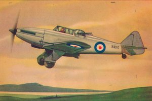 Boulton Paul Defiant Fighter Monoplane, c1944. af Unbekannt