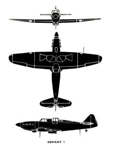 Boulton Paul Defiant I, 1941. af Unbekannt