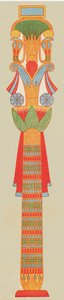 Bukethovedstad, Theben, Egypten, 1928. af Unbekannt
