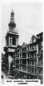 Bow Church, Cheapside, London, c1920