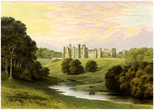 Brancepeth Castle, Lord Boyne, c1880 af Unbekannt