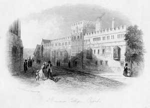 Brasenose College, Oxford University af Unbekannt
