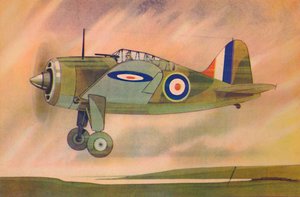 Brewster Buffalo Fighter Monoplane, c1944. af Unbekannt