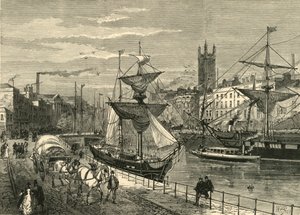 Bristol, fra St. Augustines Quay, 1898. af Unbekannt