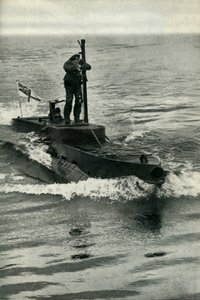 Britisk X-Craft midget-ubåd, Anden Verdenskrig, 1945. af Unbekannt