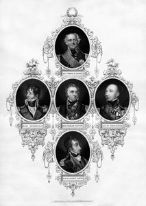 Britiske flådeofficerer, 1837 af Unbekannt