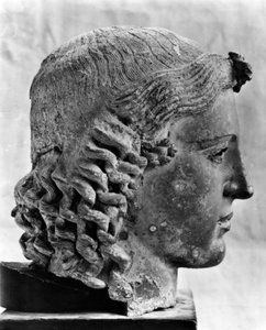Bronzebuste af den græske gud Apollo, ca. 460 f.Kr. 20. århundrede af Unbekannt