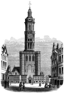 Bruxelles rådhus, 1600-tallet 1849 af Unbekannt