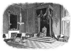 Buckingham Palace: Throne-Room, 1886 af Unbekannt