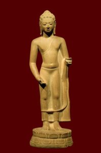 Buddha Cambodja, før-Angkor periode, 7. århundrede af Unbekannt
