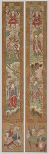 Buddhistpanel, 1300-tallet. af Unbekannt
