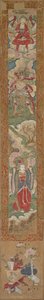 Buddhistpanel, 1300-tallet. af Unbekannt