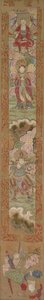 Buddhistpanel, 1300-tallet. af Unbekannt