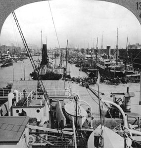 Buenos Aires havn, Argentina, ca. 1900-tallet af Unbekannt
