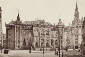 Børsbygning i Bremen. Omkring 1900 af Unbekannt