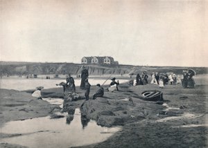 Bundoran - The East Strand, med Great Northern Hotel, 1895 af Unbekannt