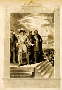 Buonaparte på marken i maj 1816. af Unbekannt