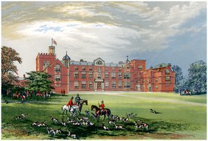 Burton Constable, Yorkshire, hjemsted for Baronet Constable, c1880 af Unbekannt