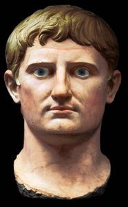 Buste af den romerske kejser Augustus, 1. århundrede f.Kr af Unbekannt