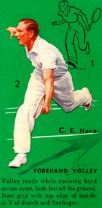 C. E. Hare - Forehand Volley, c1935. af Unbekannt