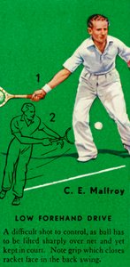 C. E. Malfroy - Low Forehand Drive, c1935. af Unbekannt
