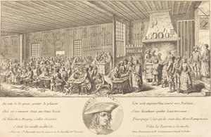 Kabaret af Ramponaux, ca. 1760. af Unbekannt