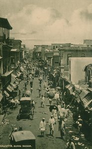Calcutta. Burra Bazaar, 1910. af Unbekannt