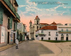 Calle Empedrado, Old Havana, Cuba, c1920 af Unbekannt