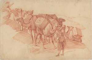 Camel Caravan. af Unbekannt