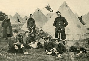 Canadiske soldater, Første Verdenskrig, 1914, c1920. af Unbekannt