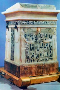Canopisk kiste fra Tutankhamons grav, 1300-tallet f.Kr af Unbekannt
