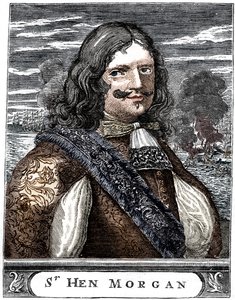 Kaptajn Morgan, 1600-tals bjergmand, c1880. af Unbekannt