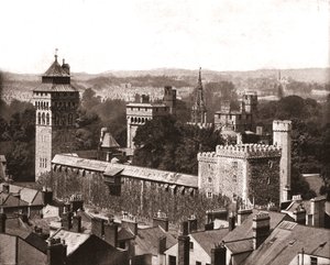 Cardiff Castle, Cardiff, Wales, 1894 von Unbekannt