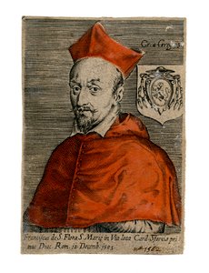 Kardinal Francesco Sforza, italiensk præst, 1500-tallet af Unbekannt